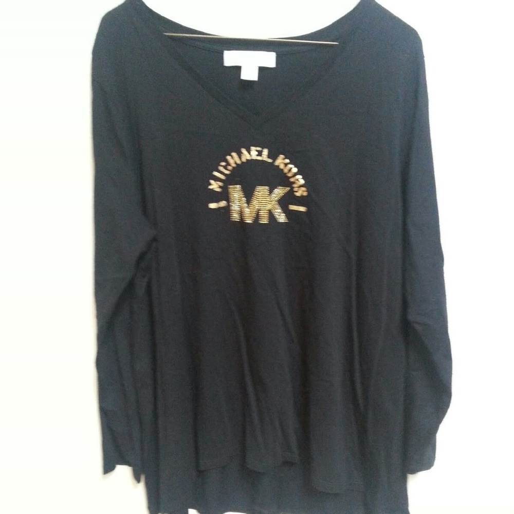 Michael Kors long sleeve Gold  Lettering on Front